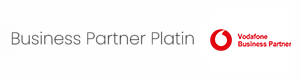 Partner Award in Platin von Vodafone an Savecall