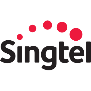 Singtel Logo – führender APAC-Carrier für Managed SD-WAN